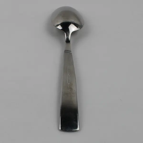 Lot of 6 Wallace Silver Balance Pattern 18/10 SS Oval Soup Spoons 7.25" Rare