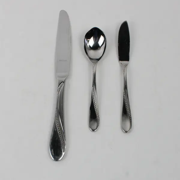 Lot Of 5 Oneida (Stainless) Flatware 4 Knives 1 Sugar Spoon