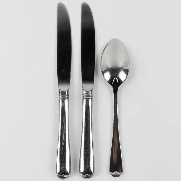 Lot of 3 Wallace Silver Bay Colony Engraved Pattern Flatware 18/8 SS Rare