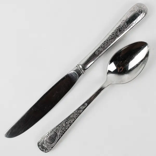 Lot of 3 Wallace Silver Bay Colony Engraved Pattern Flatware 18/8 SS Rare