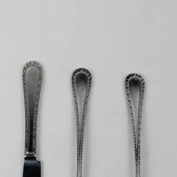 Lot Of 3 Cuisinart Flatware Hailey (Stainless) Flatware 2 Dinner Forks & 1 Knife