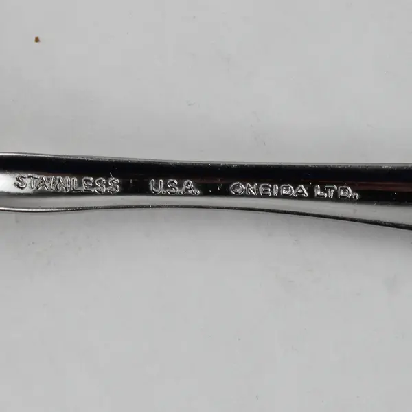 Lot Of 6 Oneida Silver Whispering Sand (Stainless) Flatware Salad Forks 6.25"