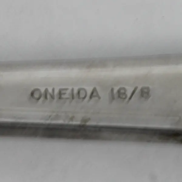 Lot Of 2 Oneida Silver Westbury (Stainless) Flatware Serving Spoons