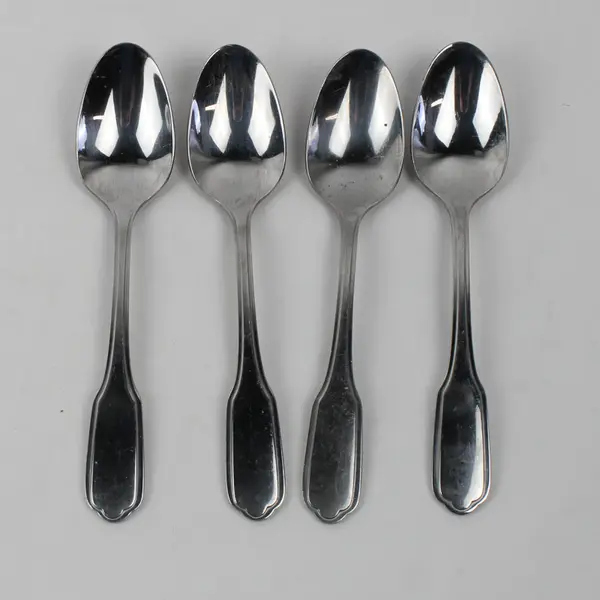 Lot Of 4 Oneida Silver Walston (Stainless) Flatware Soup Spoons 7.25" Long