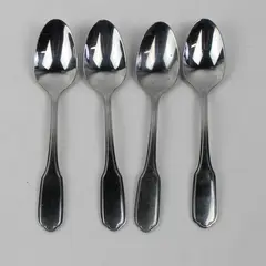 Lot Of 4 Oneida Silver Walston (Stainless) Flatware Soup Spoons 7.25" Long