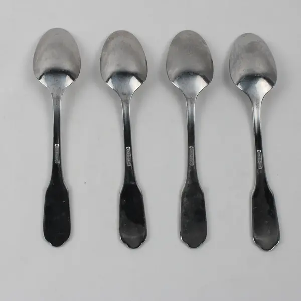 Lot Of 4 Oneida Silver Walston (Stainless) Flatware Soup Spoons 7.25" Long