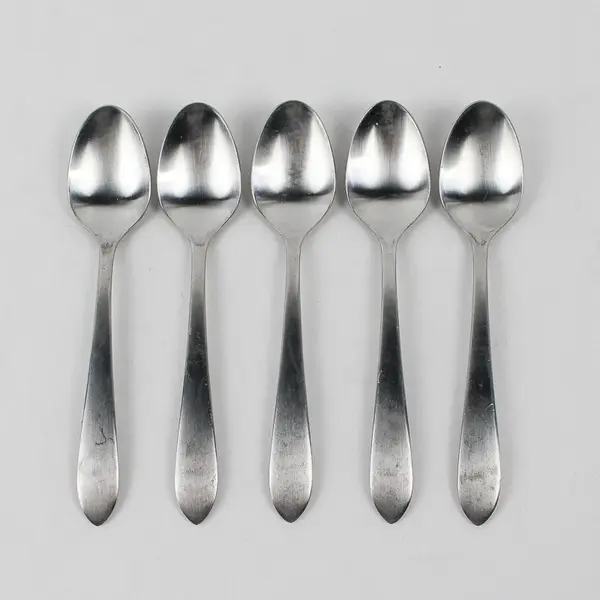 Lot of 5 Gourmet Settings Teaspoons Flatware 6”