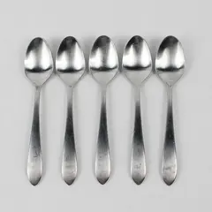 Lot of 5 Gourmet Settings Teaspoons Flatware 6”