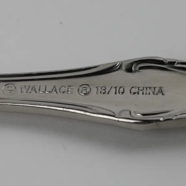 Wallace Silver Ashford Pattern 18/10 Stainless Sugar Spoon 6.25" Rare Piece Good