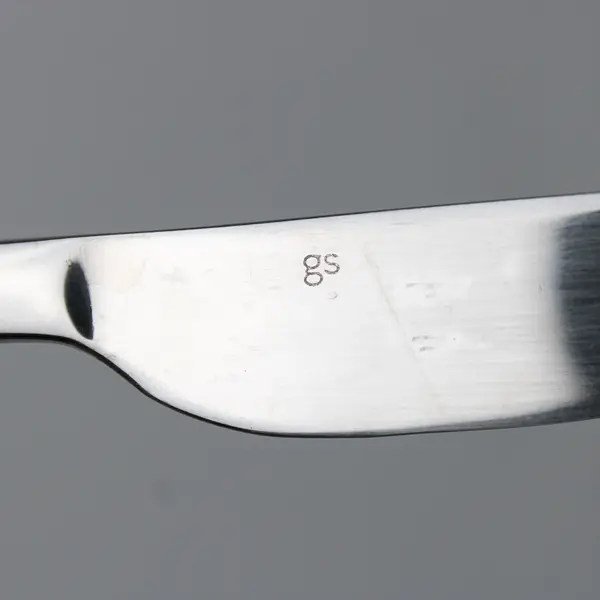 Lot of 2 Gourmet Settings Soprano Pattern Stainless Butter Knife & Teaspoon Rare