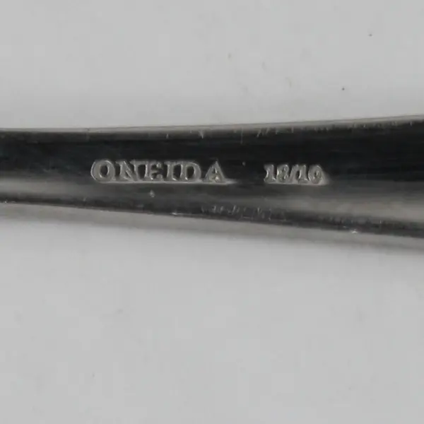 Lot Of 5 Oneida Silver Jacqueline/Jessica (Stainless) Flatware Soup Spoons 7.5"