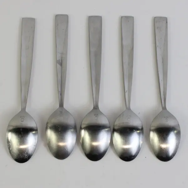 Lot of 5 Gourmet Metro Stainless Steel Tablespoons Flatware
