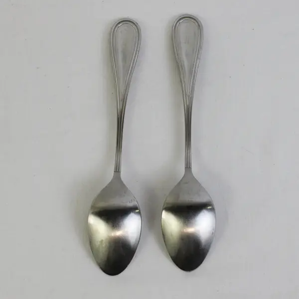 Lot of 2 Gourmet Settings Bistro Stainless Tablespoon Flatware 7"