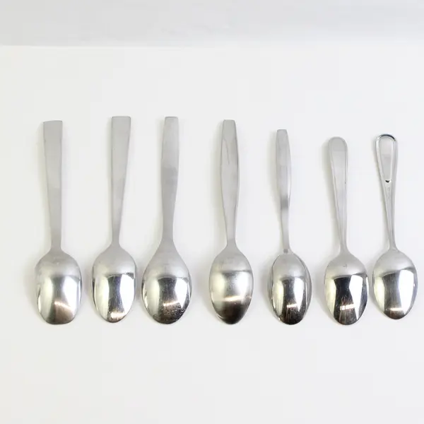 Lot Of 7 Gourmet Settings Various Spoons Stainless Flatware