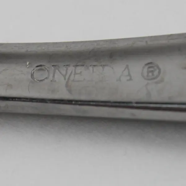 Lot Of 2 Oneida Silver Inspire (Stainless) Flatware Serving Fork & Spoon