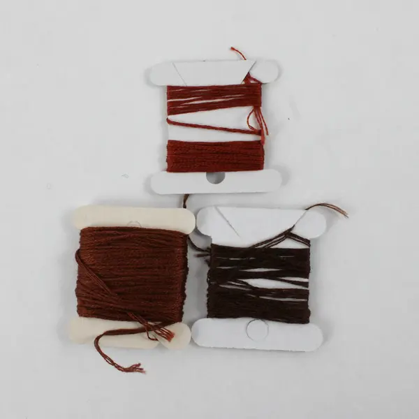 Lot of 58 Needlepoint Embroidery Thread Assorted  Brown Colors