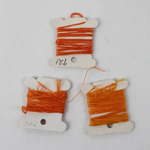 Lot of 29 Embroidery Floss Thread Skeins Shades of Orange