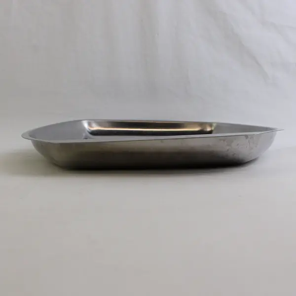 Retro Stainless Steel 14.5" Serving Tray FLAWED
