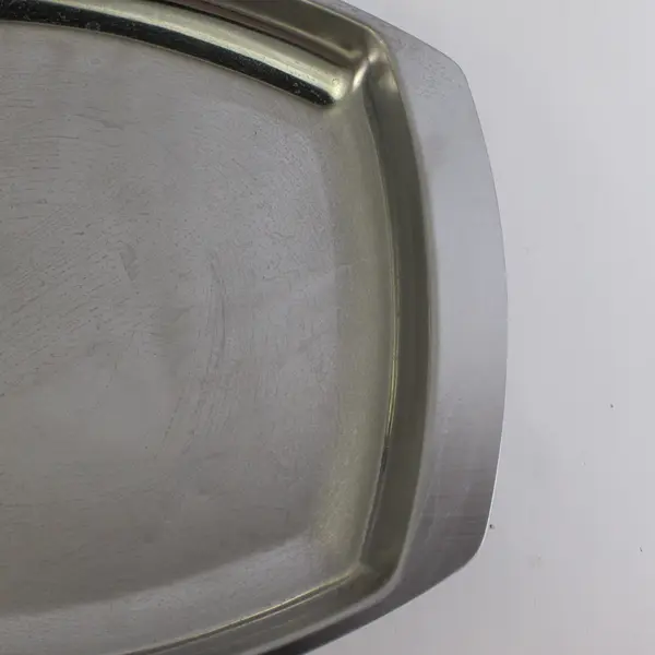 Retro Stainless Steel 14.5" Serving Tray FLAWED
