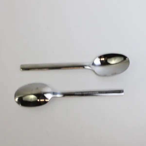 Lot of 5 Hampton Silversmiths HSV7 Pattern 18/10 SS Oval Soup Spoons 7.75" Good