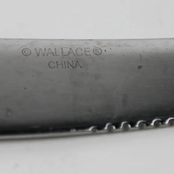 Lot of 4 Wallace Silver American Tradition Pattern SS Solid Steak Knives 9.25"