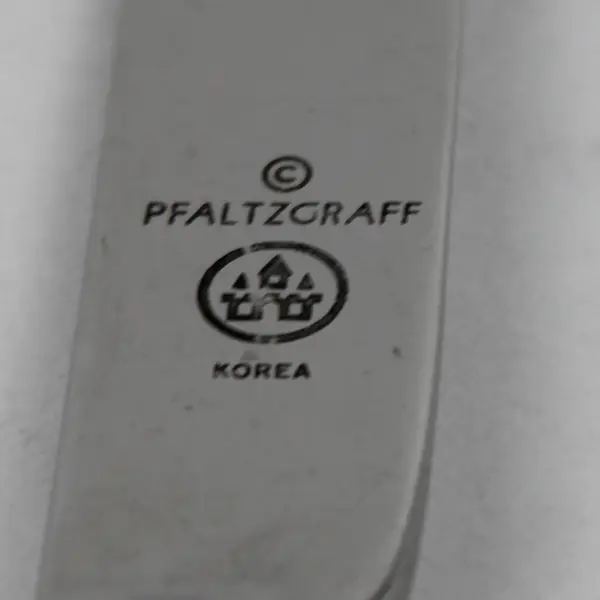 Lot of 6 Pfaltzgraff PFF33 Pattern 18/8 SS Pistol Handle Steak Knives 9" Rare