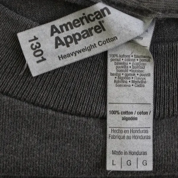 American Apparel Kato Los Angeles Lunar New Year Gray T-Shirt Adult Size Large