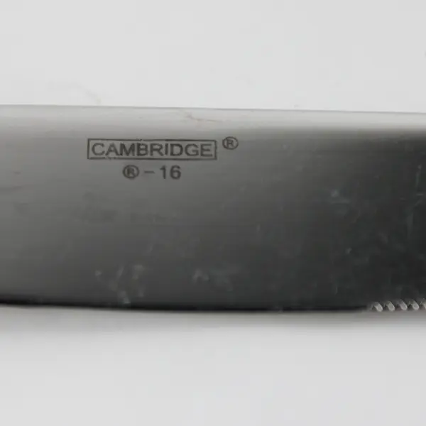 Japanese Stainless Steel Sword Style Lot of 6 Steak Knives Serrated 8.25" Good