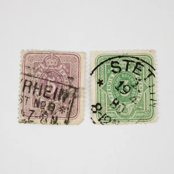 Lot Of 6 Germany Deutsches Reichspost 3 Pfennig 5 Pfennig Stamps Used 1880s