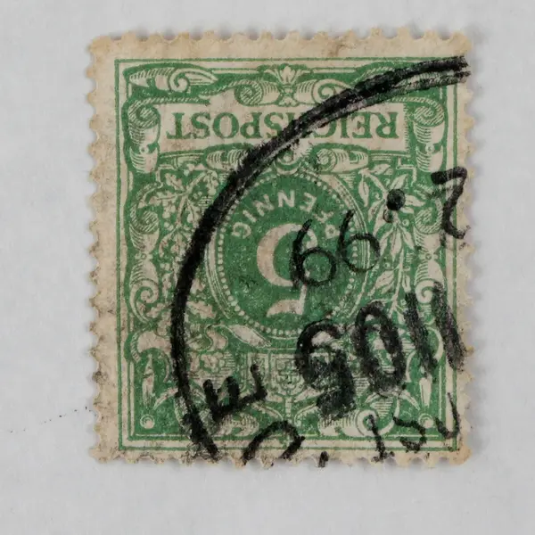 Lot Of 8 Germany Deutsches Reichspost 5 Pfennig Stamps Used 1890s