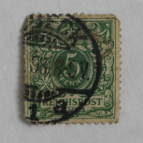 Lot Of 6 Germany Deutsches Reichspost 5 Pfennig Stamps Used 1890s