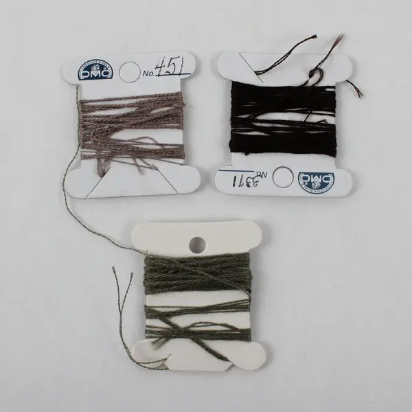 Lot Of 33 Skeins Embroidery Floss Thread White Gray Black