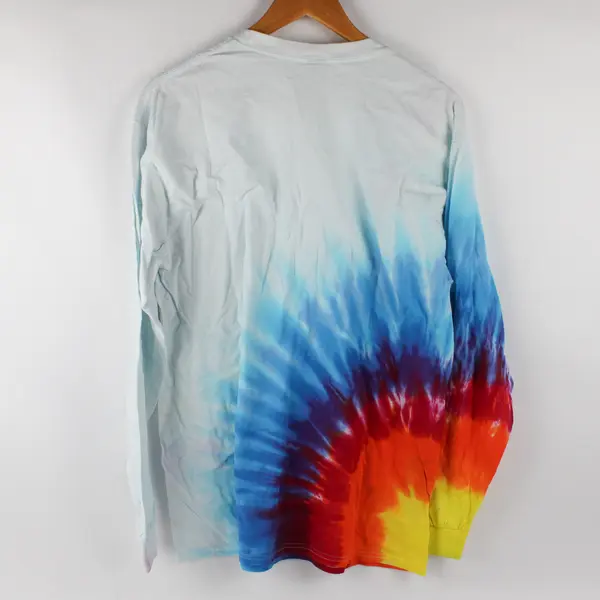 Gildan Stone Bridge School Tie-Dye Crew Neck Long-Sleeve T-Shirt Men's Large
