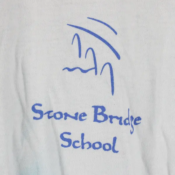 Gildan Stone Bridge School Tie-Dye Crew Neck Long-Sleeve T-Shirt Men's Large