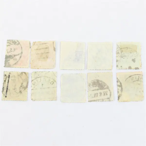 Lot Of 10 Germany Deutsche Reich Germania 2/3/5/10/15/20/40/60/80pf Stamps Used