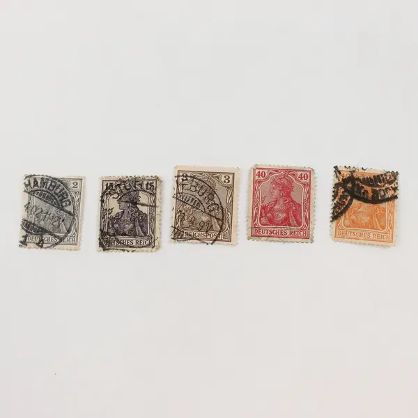 Lot Of 10 Germany Deutsches Reich Germania 2/3/5/10/15/20/40/60pf Stamps Used