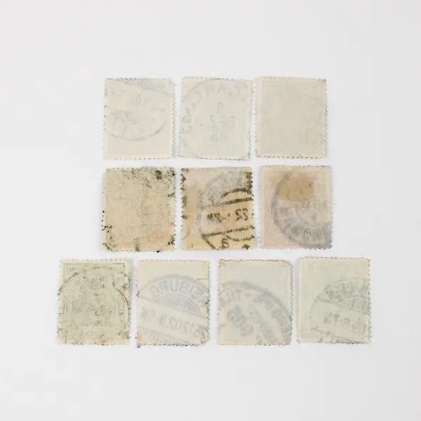 Lot Of 10 Germany Deutsches Reich Germania 3/5/10/15/20/40 Pfennig Stamps Used