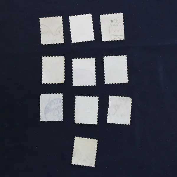 Lot Of 10 Germany Deutsches Reich Germania 3/5/10/20/40 Pfennig Stamps Used