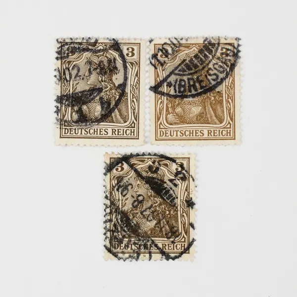 Lot Of 10 Germany Deutsches Reich Germania 3 Pfennig 5 Pfennig Used Stamps