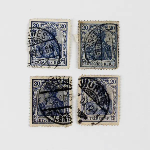 Lot Of 10 Germany Deutsches Reich Germania 10 Pfennig 20 Pfennig Used Stamps