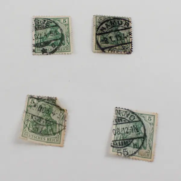 Lot Of 10 Germany Deutsches Reich Germania 5 Pfennig Stamps Used