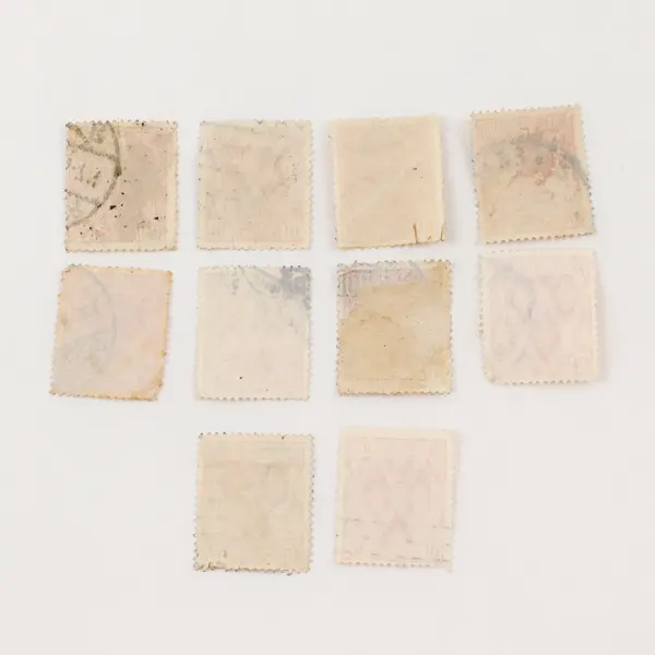 Lot Of 10 Germany Deutsches Reich Germania 10 Pfennig Stamps Used