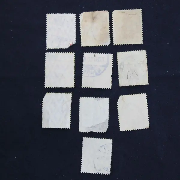 Lot Of 10 Germany Germania 5pf 10pf Stamps Used