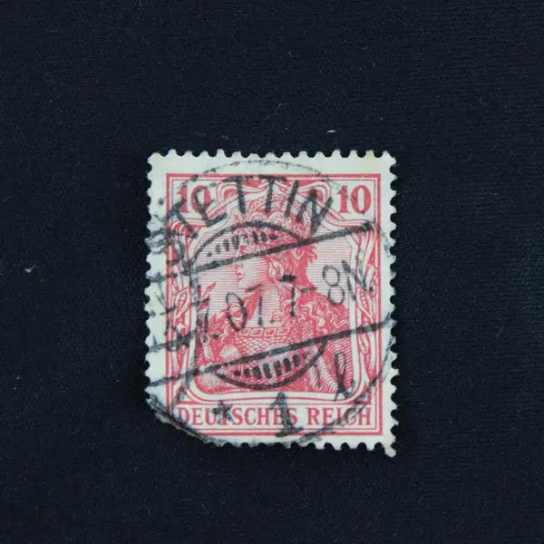 Lot Of 10 Germany Germania 5pf 10pf Stamps Used