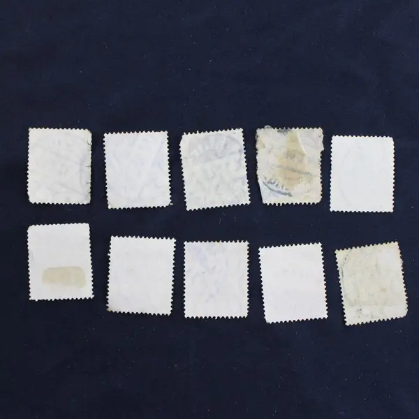 Lot Of 10 Germany  Deutsches Reich Germania 5pf 10pf Stamps Used