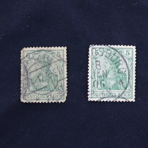 Lot Of 10 Germany  Deutsches Reich Germania 5pf 10pf Stamps Used