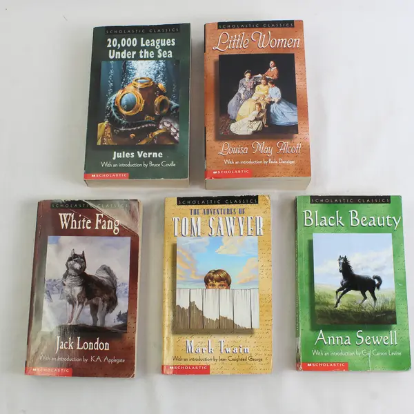 Lot of 5 Scholastic Classics Books Children's Classics Collection PB