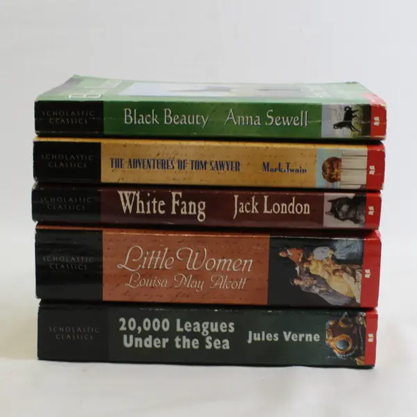 Lot of 5 Scholastic Classics Books Children's Classics Collection PB