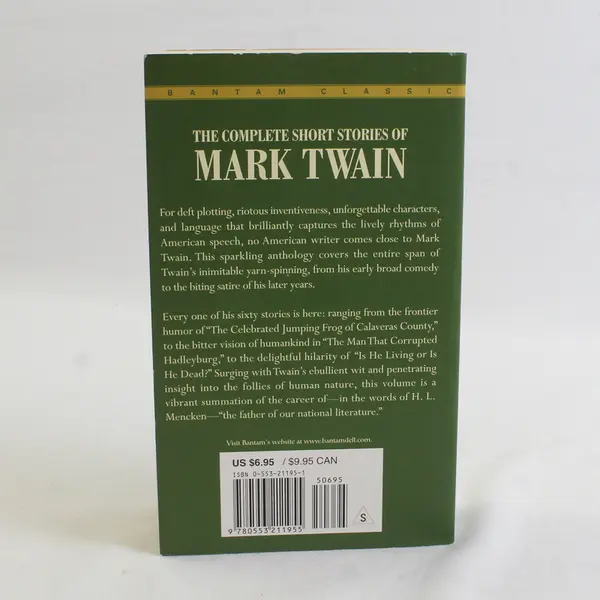 Bantam Classics The Complete Short Stories of Mark Twain Paperback