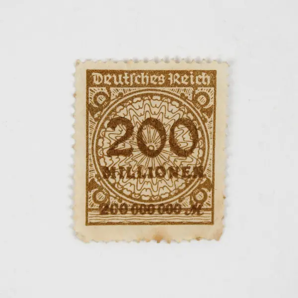 Lot Of 5 Germany 500 Tausend 200 Million 2 Billion 20 Billion Mark Stamps Used 